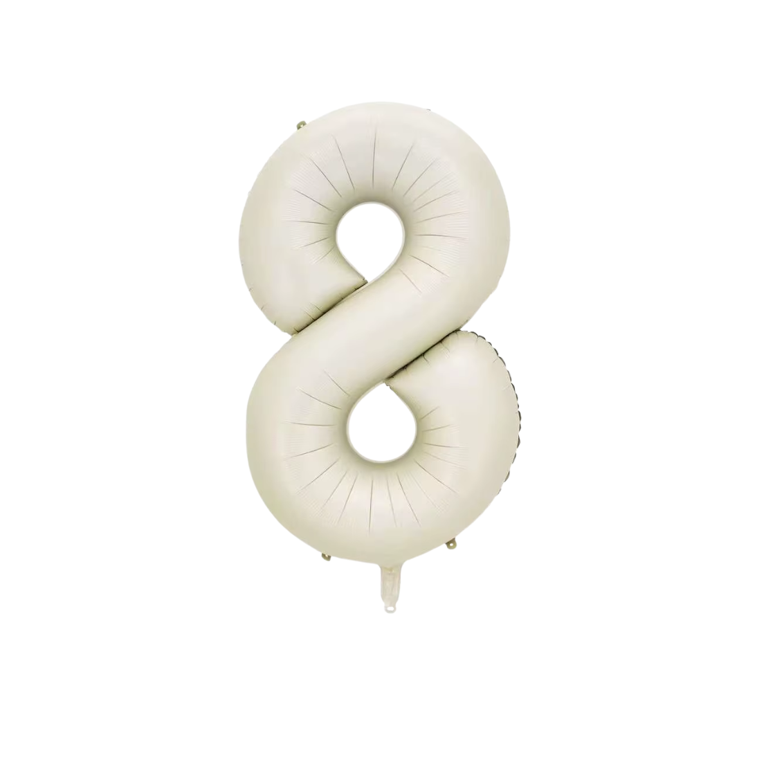 66cm Cream White Number 0 - 9