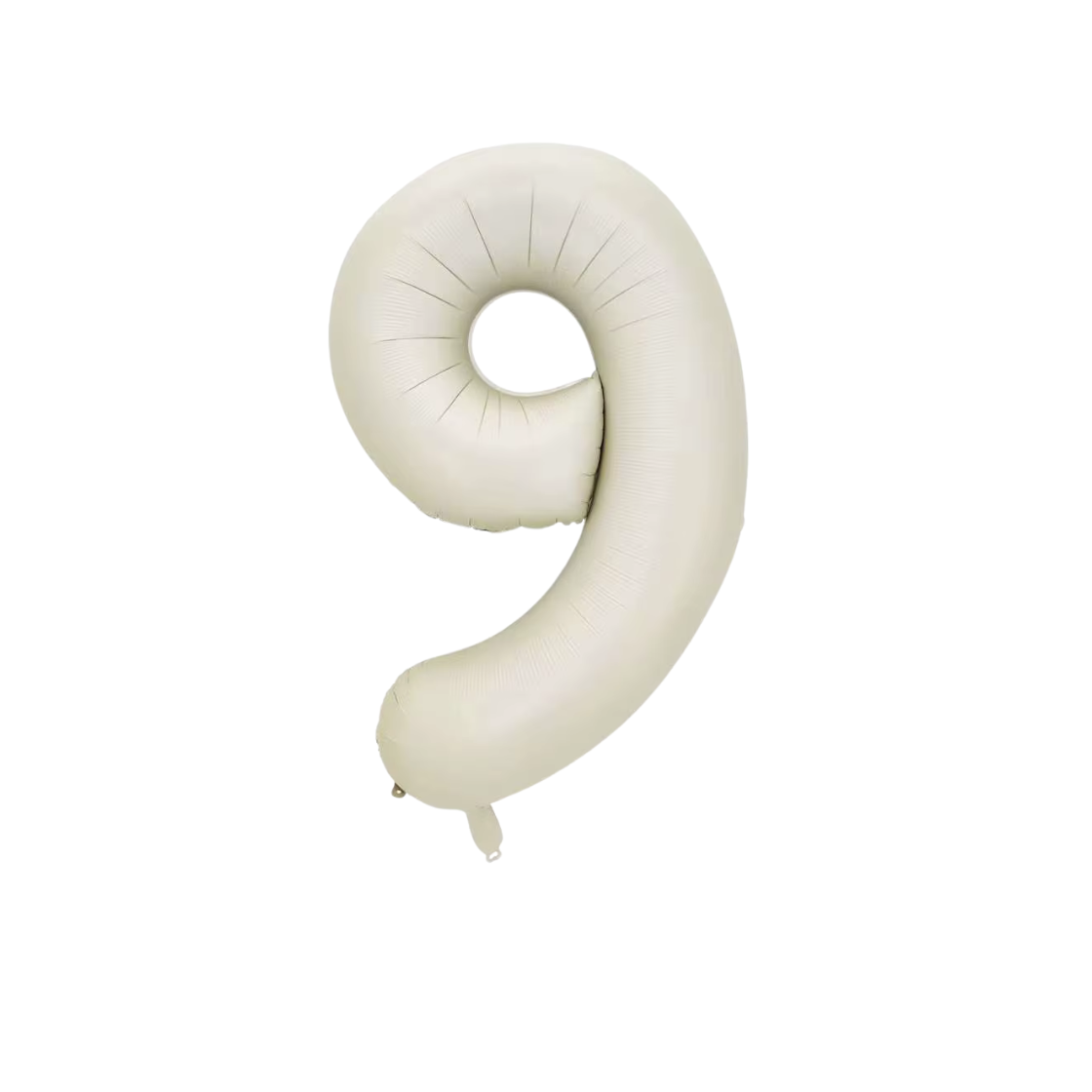 66cm Cream White Number 0 - 9