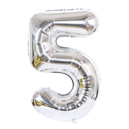 40cm Silver Number 0-9