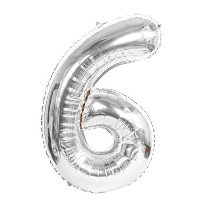 40cm Silver Number 0-9