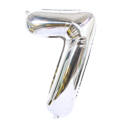 40cm Silver Number 0-9