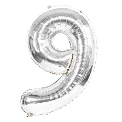 40cm Silver Number 0-9