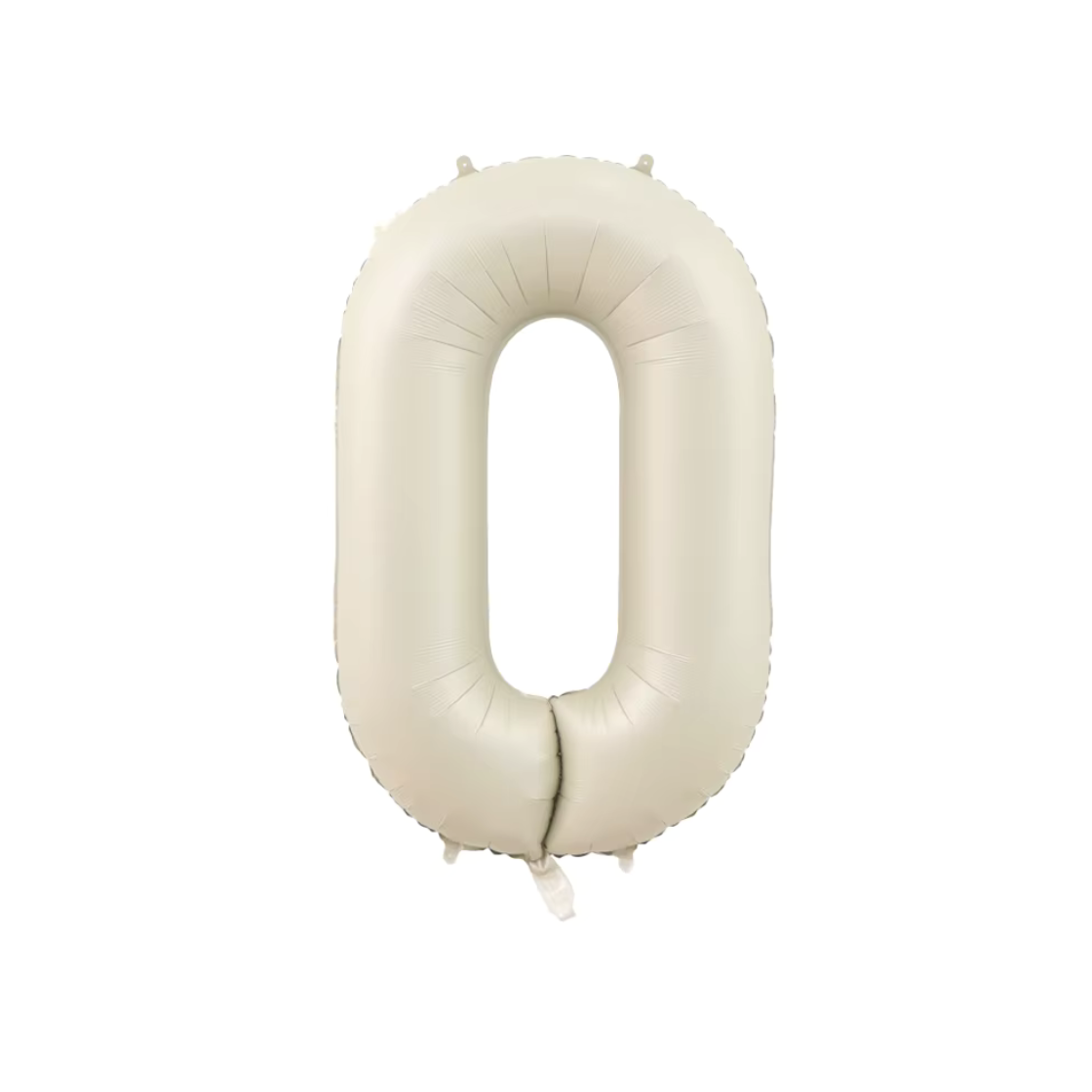 66cm Cream White Number 0 - 9