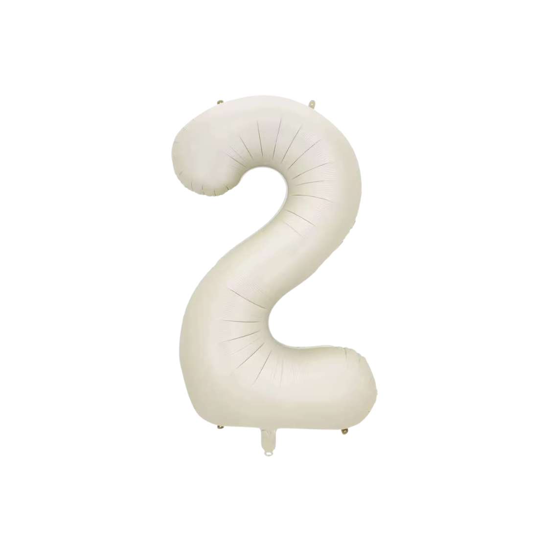 66cm Cream White Number 0 - 9