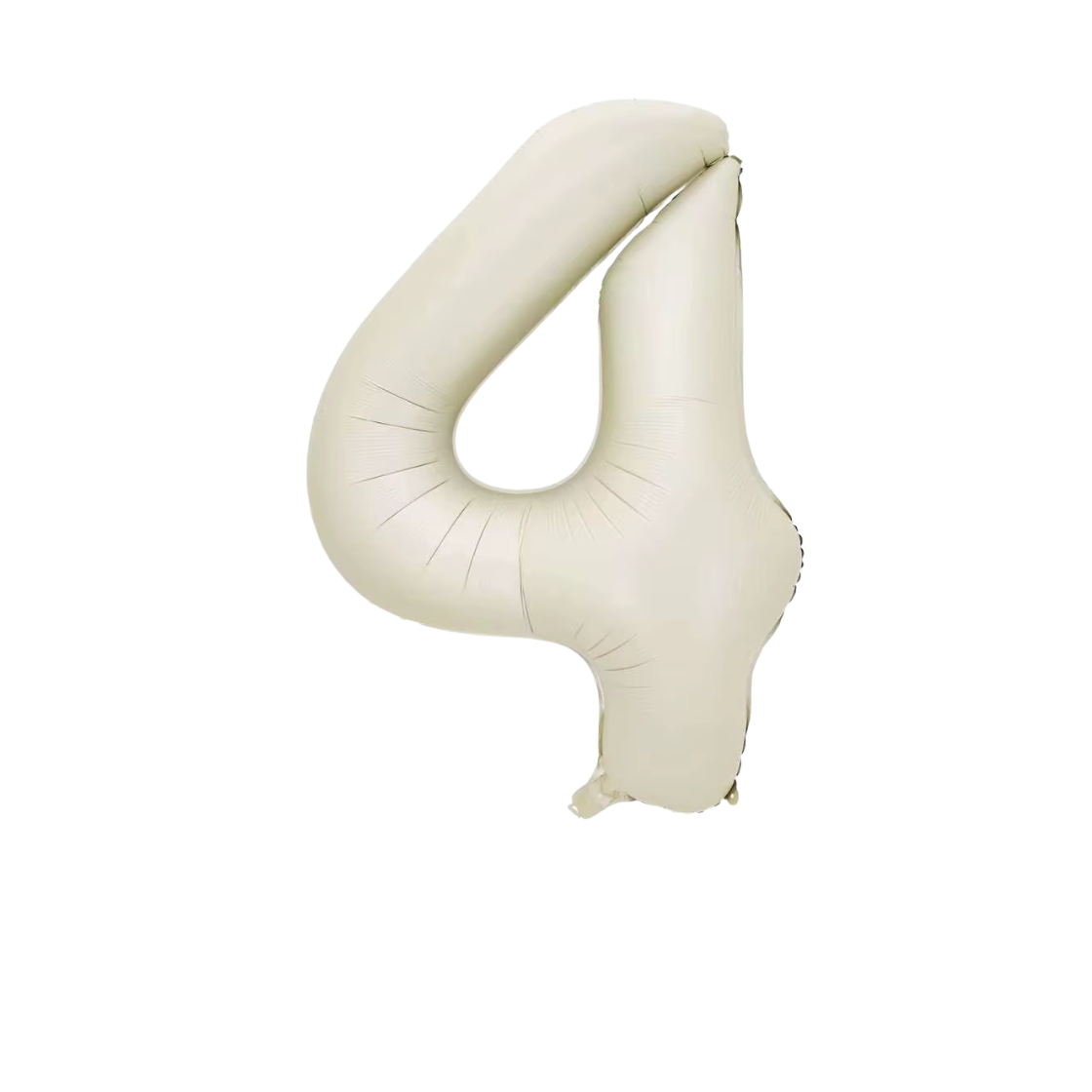 66cm Cream White Number 0 - 9
