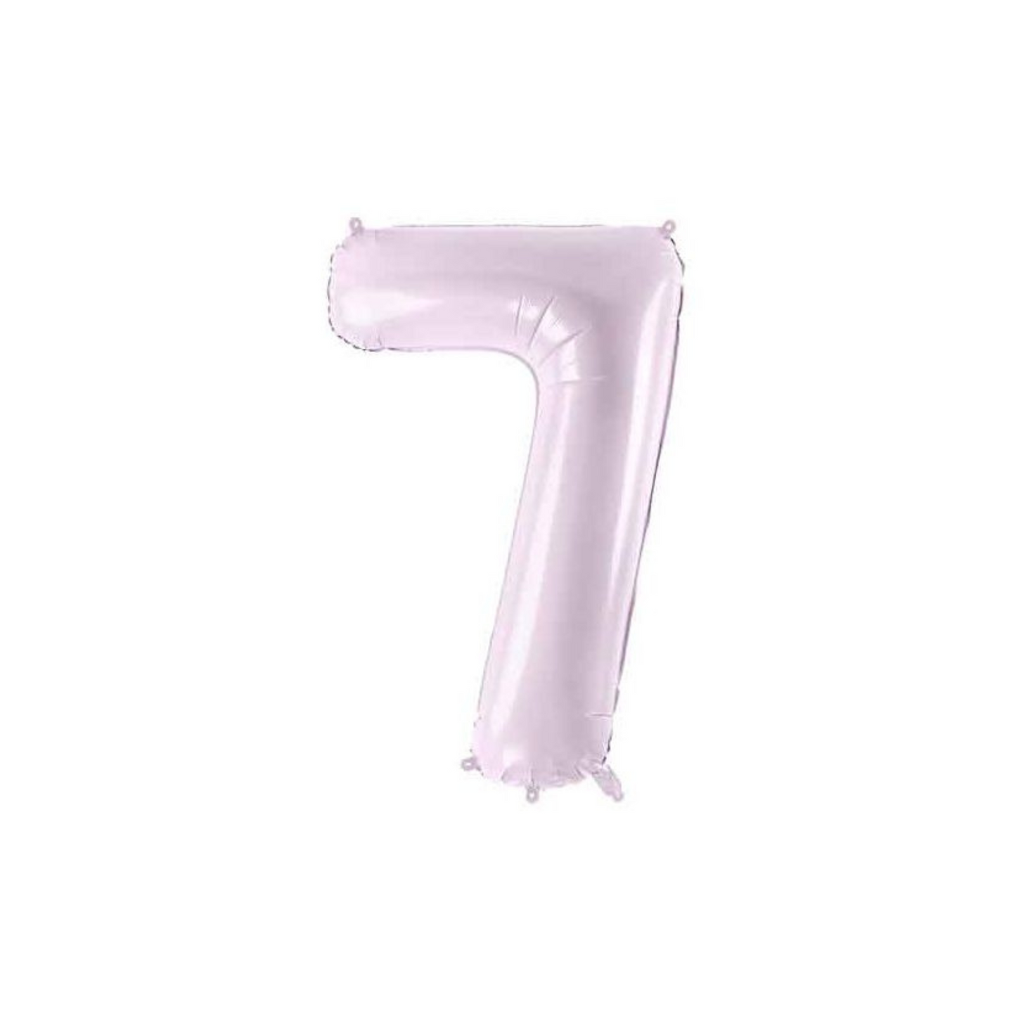 71 cm Pastel Purple Number Foil Balloon