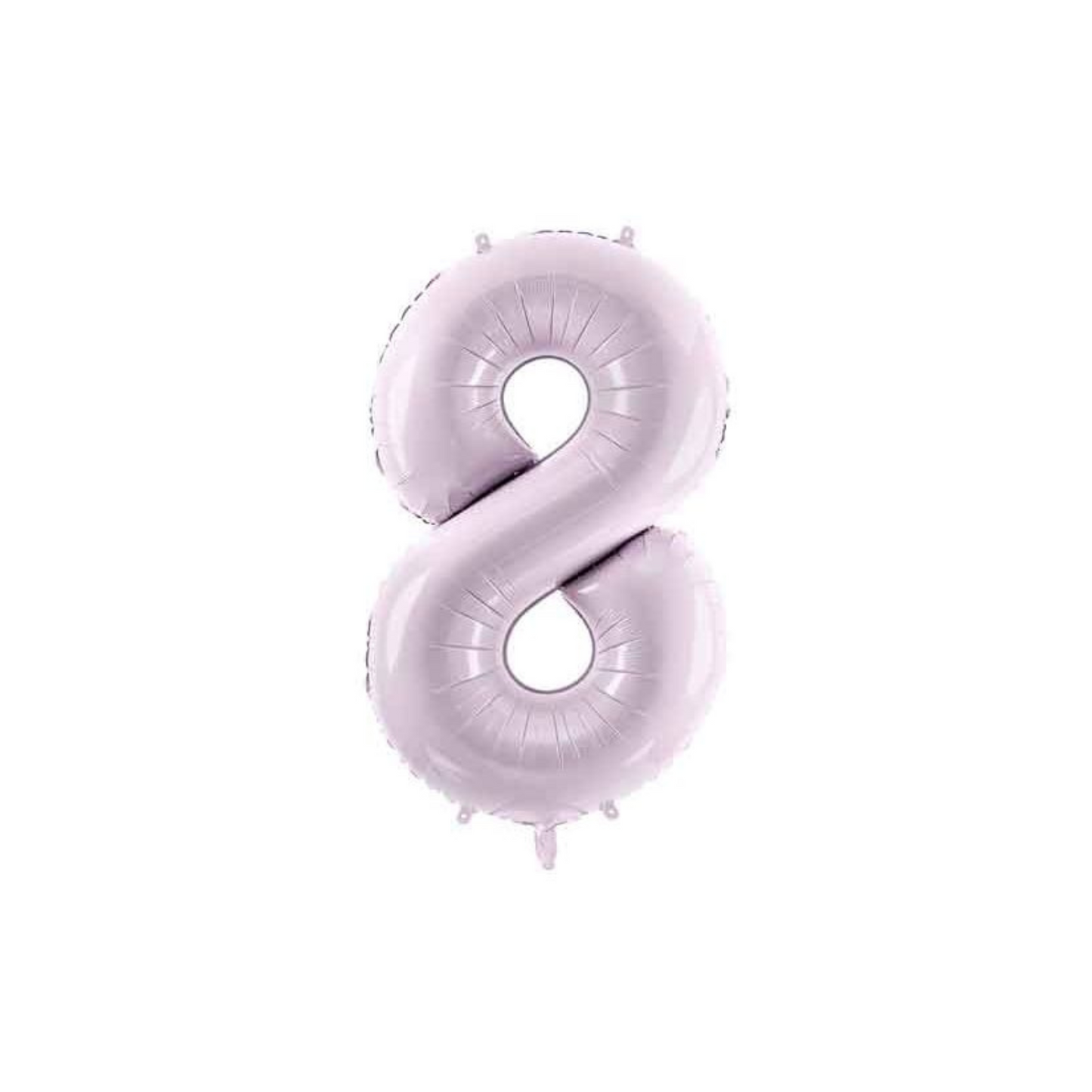 71 cm Pastel Purple Number Foil Balloon