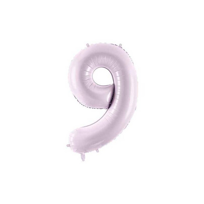 71 cm Pastel Purple Number Foil Balloon