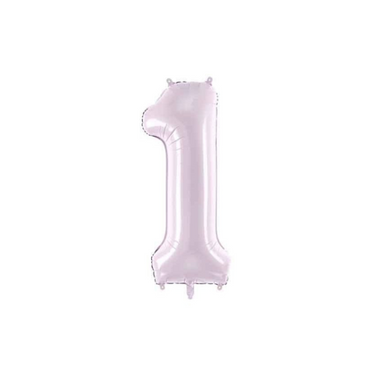 71 cm Pastel Purple Number Foil Balloon