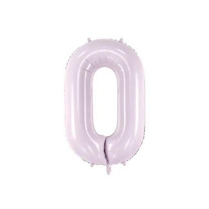 71 cm Pastel Purple Number Foil Balloon