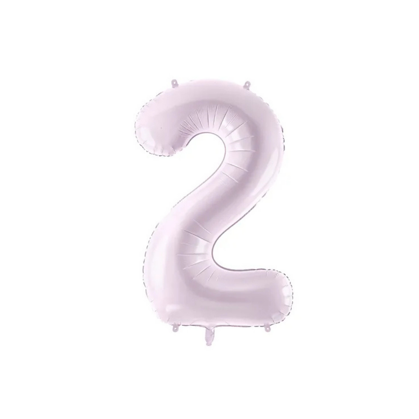71 cm Pastel Purple Number Foil Balloon