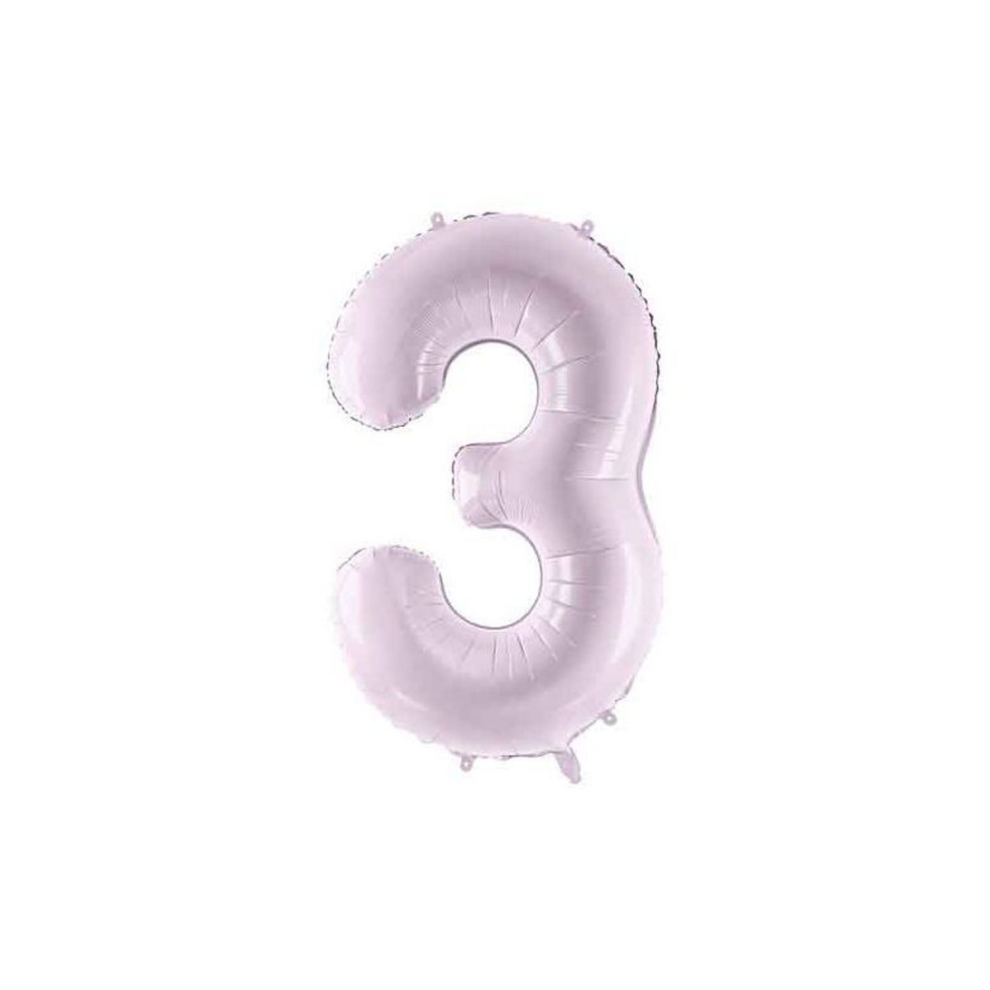 71 cm Pastel Purple Number Foil Balloon