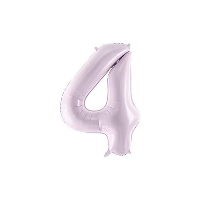 71 cm Pastel Purple Number Foil Balloon