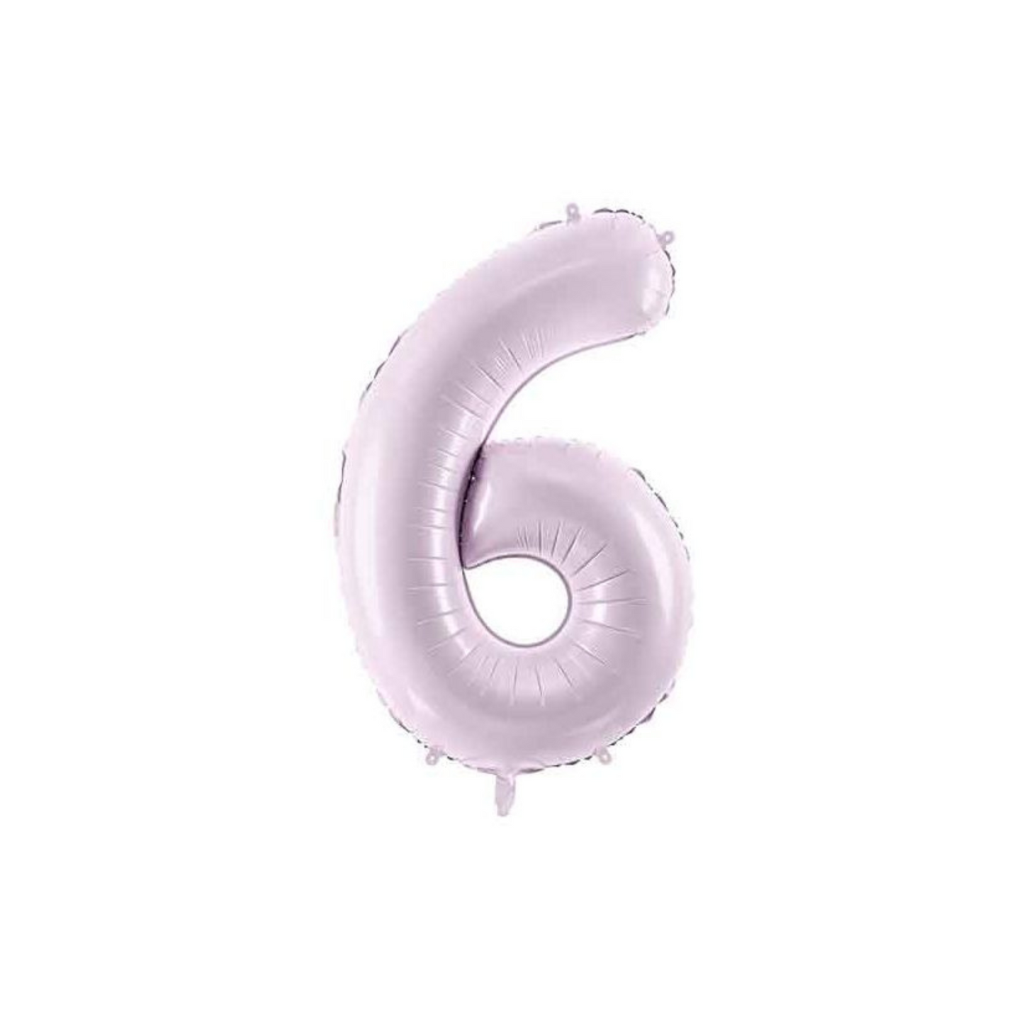 71 cm Pastel Purple Number Foil Balloon
