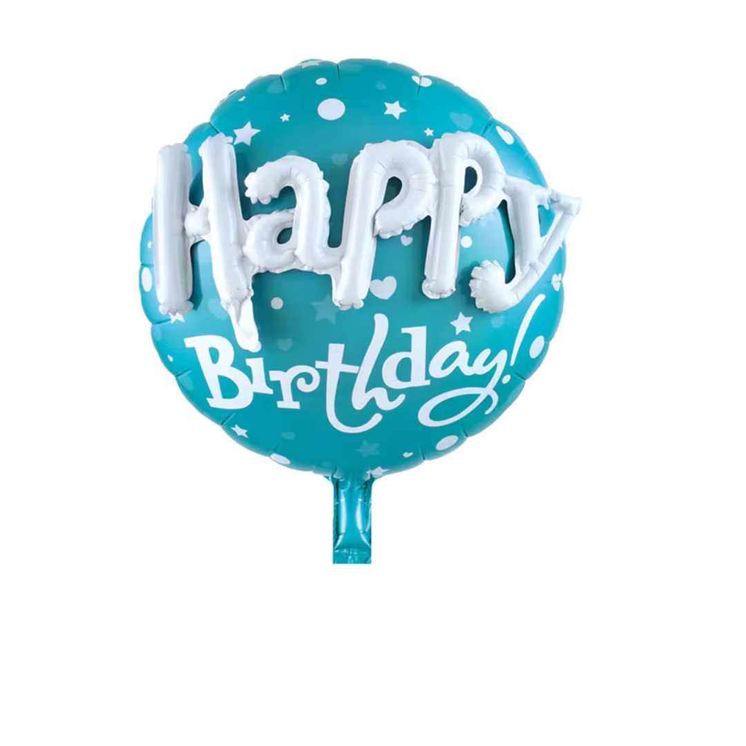 3D HAPPY BIRTHDAY ROUND SHAPE