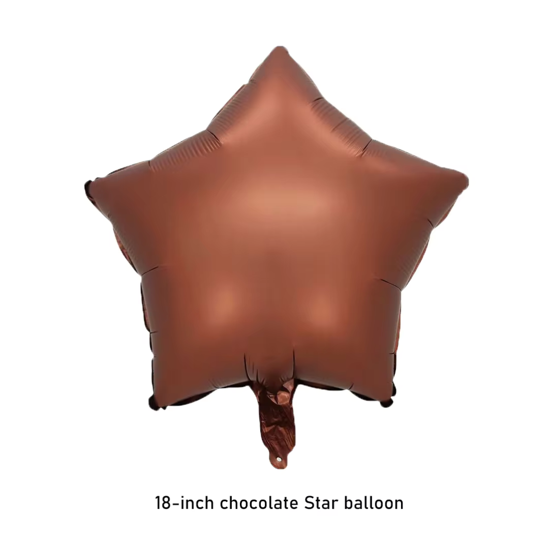 18" Retro Color Deco foil balloon.
