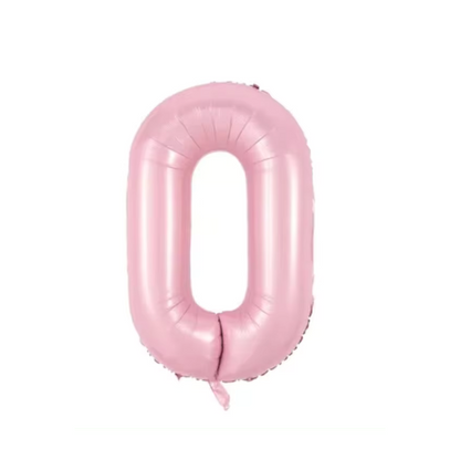 86cm Pink number 0 - 9