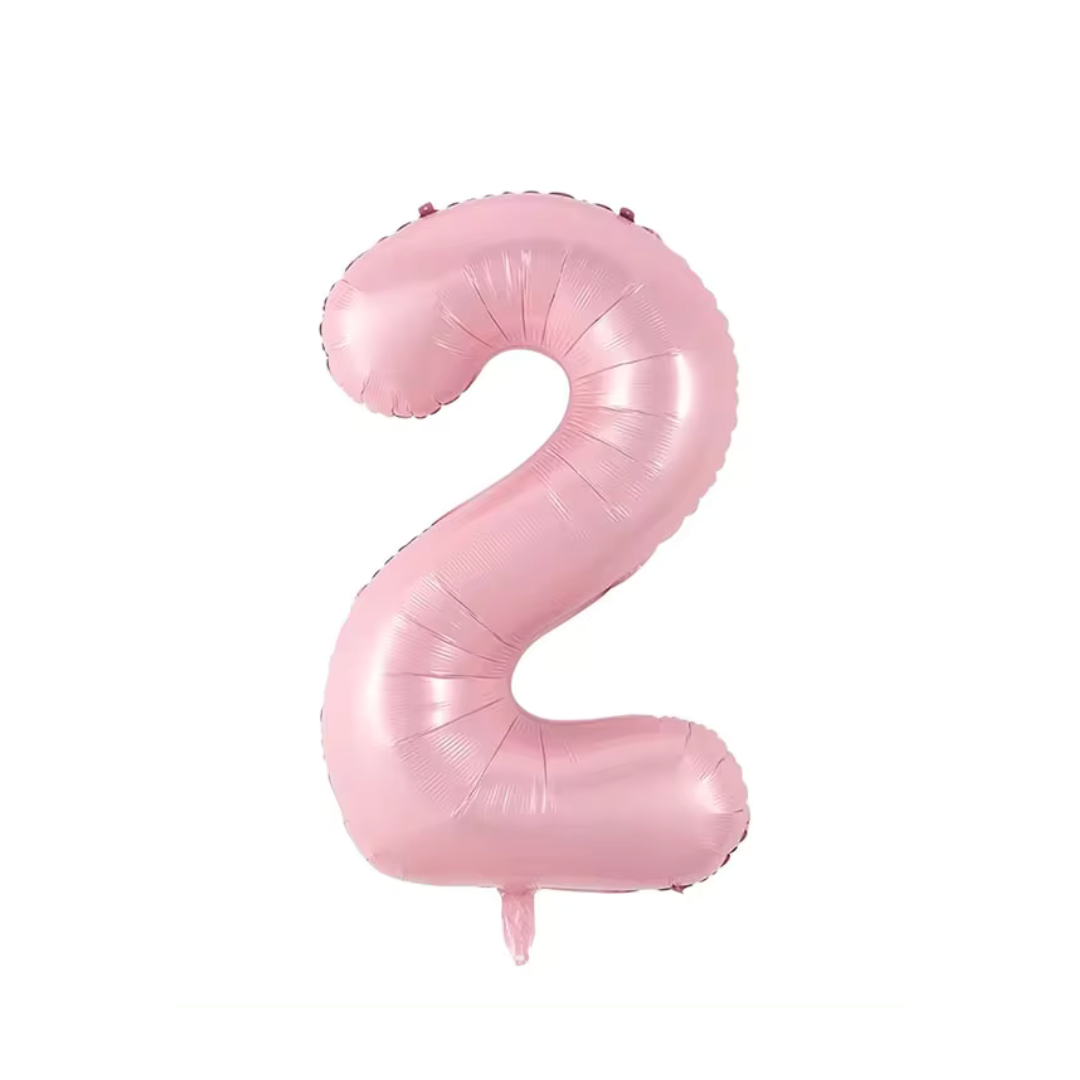 86cm Pink number 0 - 9