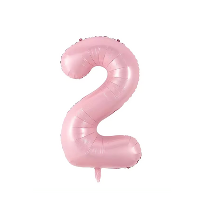 86cm Pink number 0 - 9