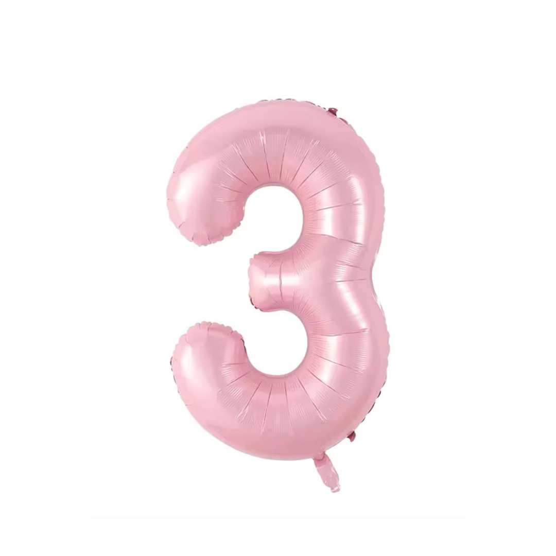 86cm Pink number 0 - 9