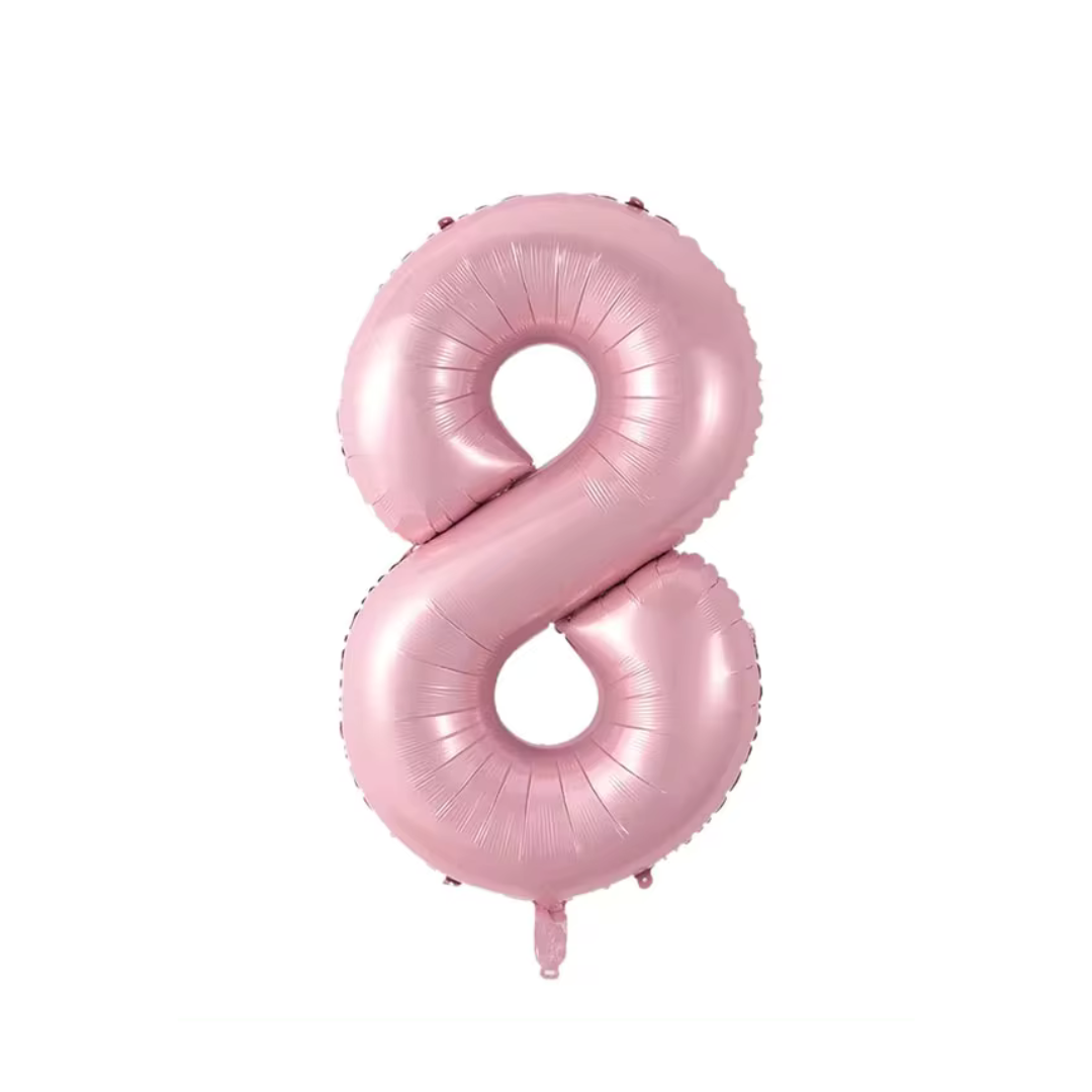 86cm Pink number 0 - 9