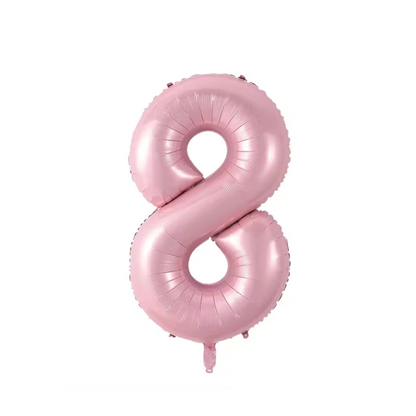 86cm Pink number 0 - 9