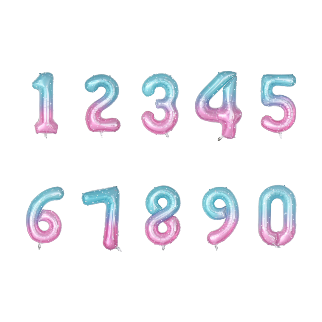 100cm JELLY OMBRE NUMBER 0-9
