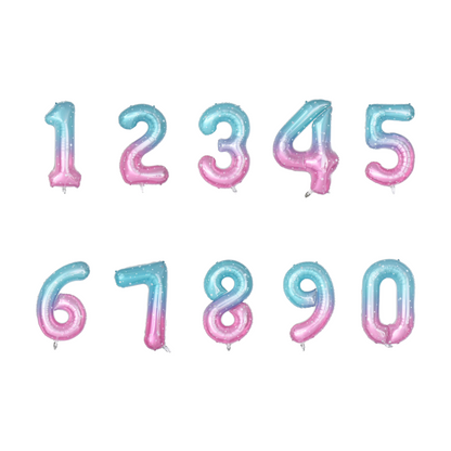 100cm JELLY OMBRE NUMBER 0-9