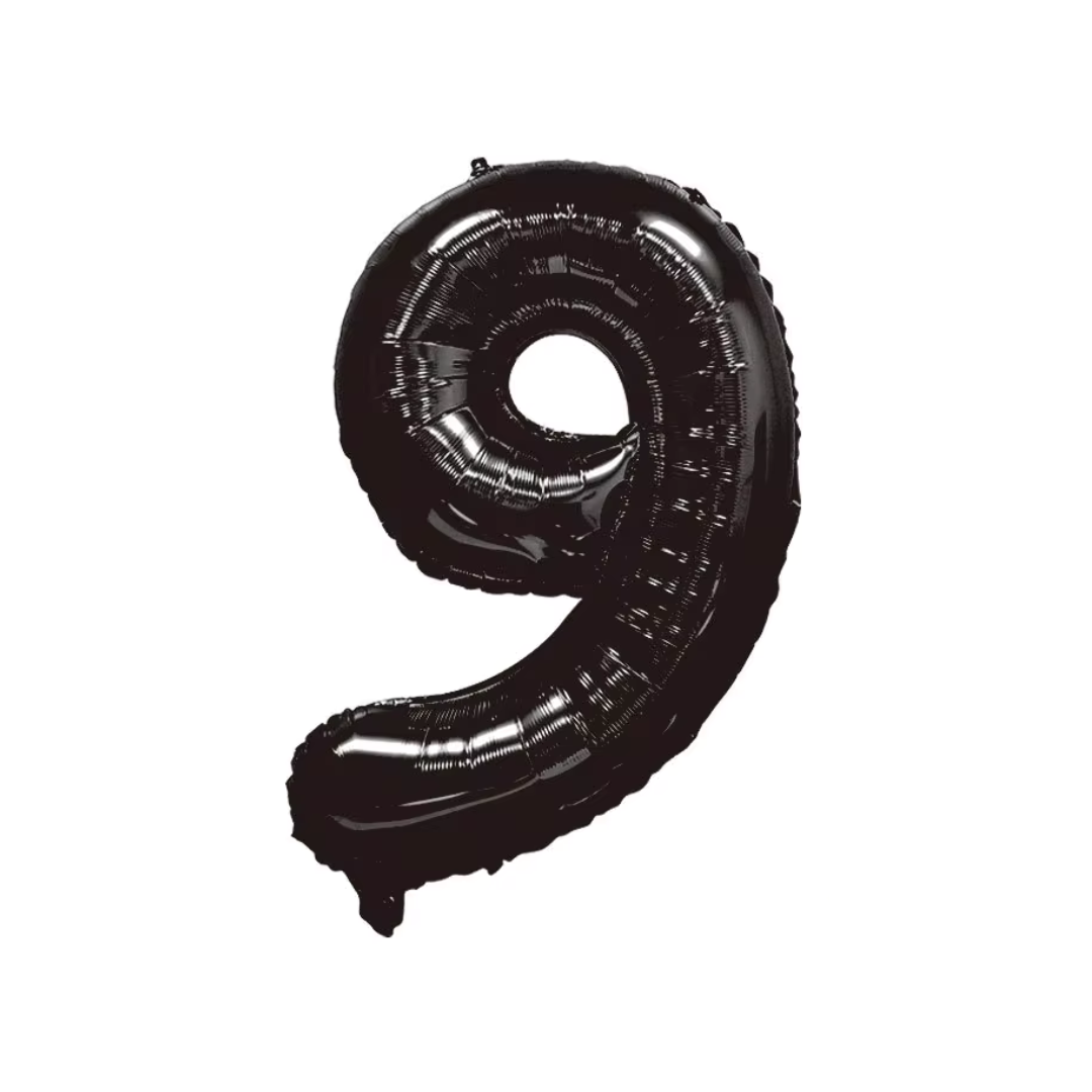 40cm  Black Number 0-9