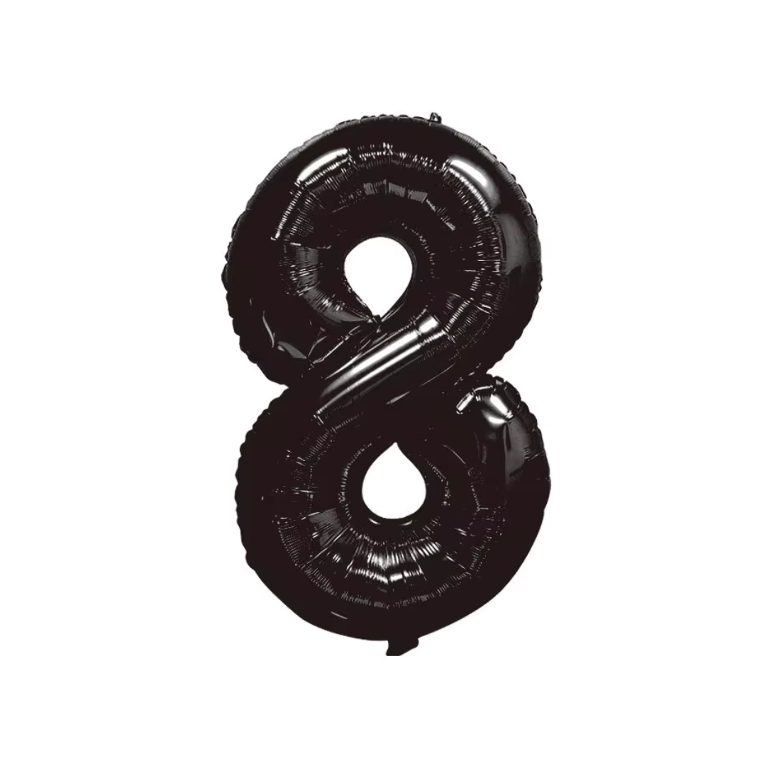 40cm  Black Number 0-9