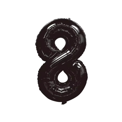 40cm  Black Number 0-9