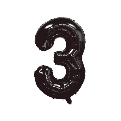 40cm  Black Number 0-9