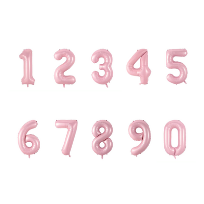 86cm Pink number 0 - 9