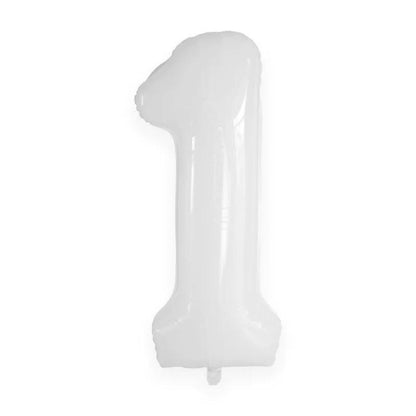 40cm White Number 0-9