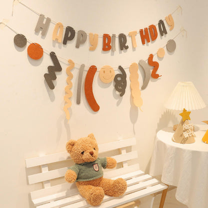 HAPPY BIRTHDAY FLAG BANNER