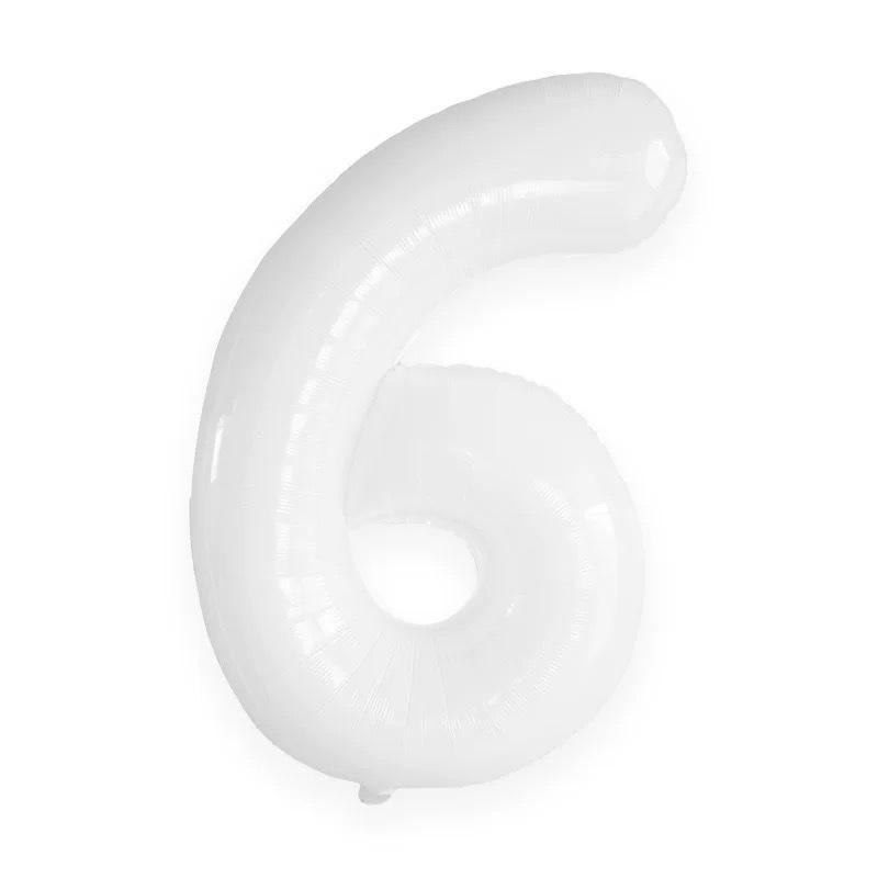 66cm White Number 0-9