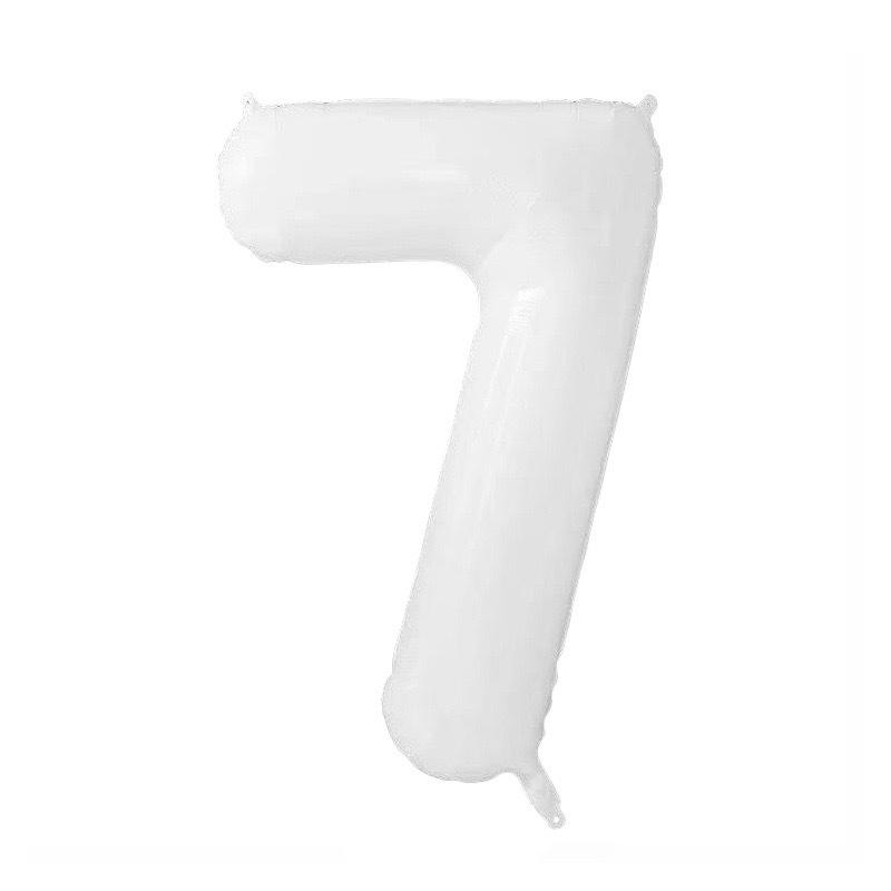 66cm White Number 0-9