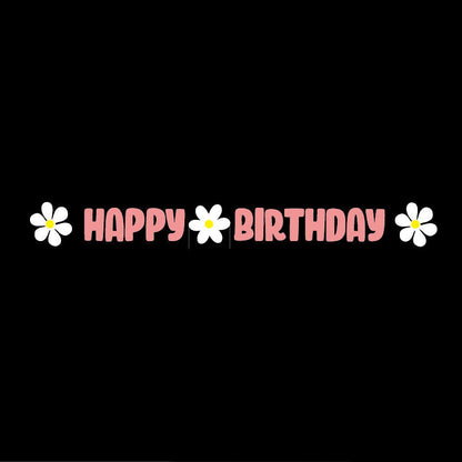 HAPPY BIRTHDAY FLAG BANNER