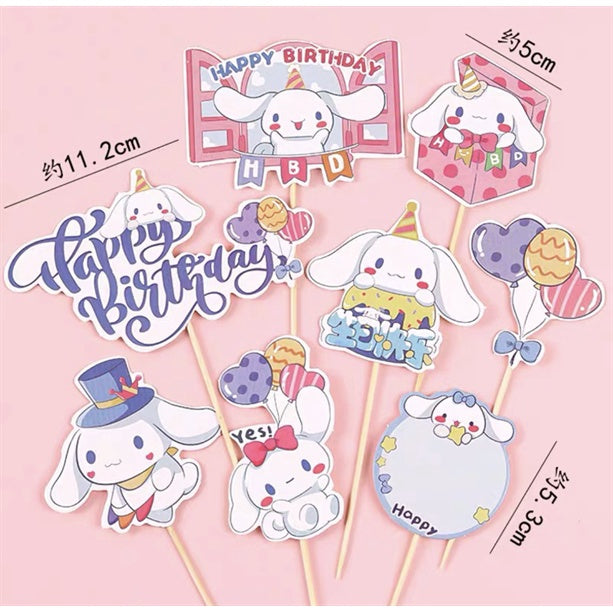 Cinnamoroll HPBD Cake Topper