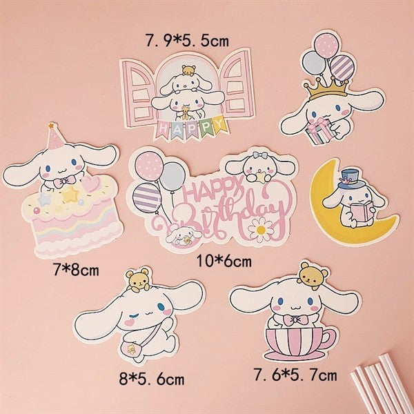 Cinnamoroll 7stk Cupcake Topper