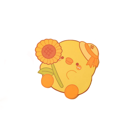 Cartoon blank greeting card