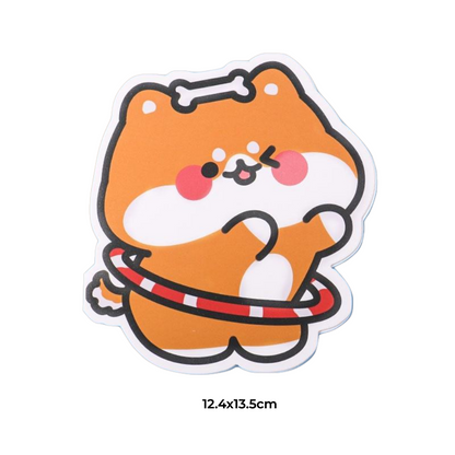 Cartoon blank greeting card
