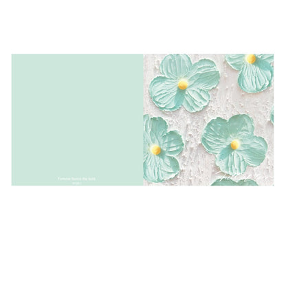 Simple creative oil painting greeting cards